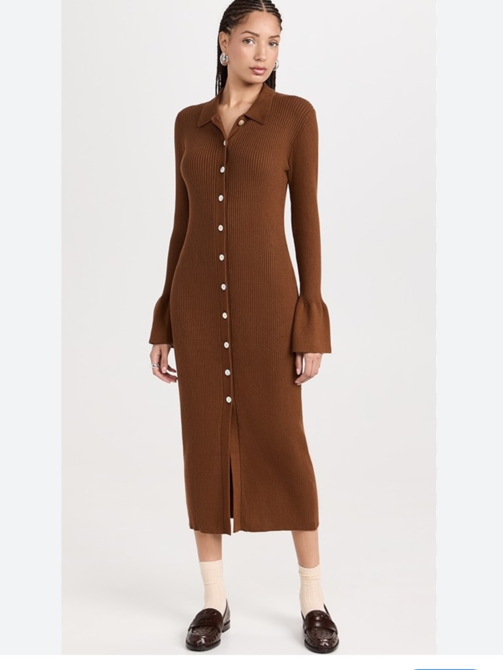 RAILS Rosalie Dress Brown Sz Small - Picture 3 of 16